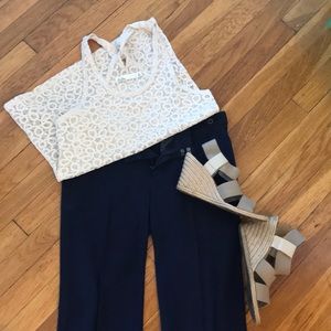 Madewell Lace tank top